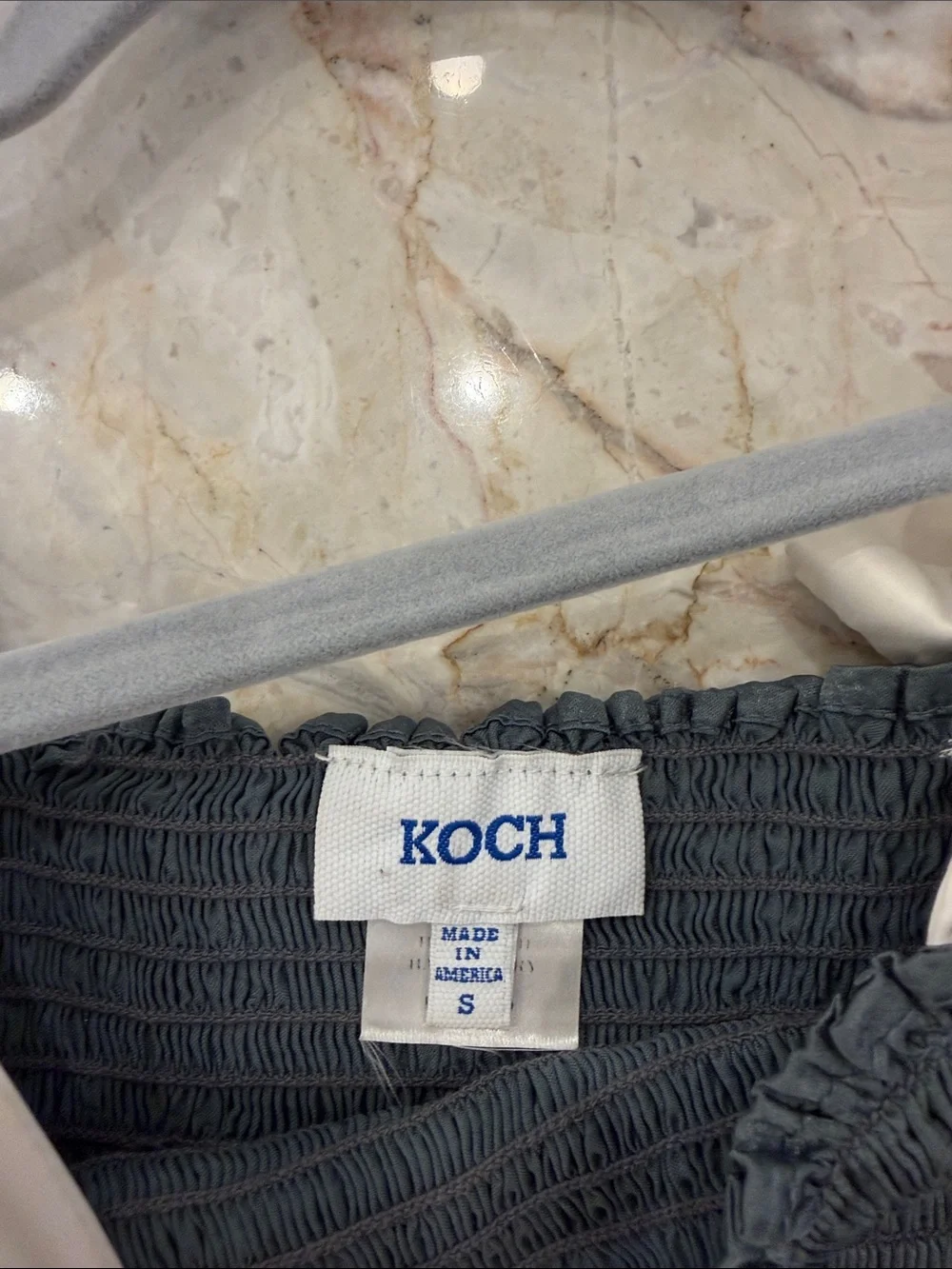 Koch skirt, only warn once, High-Waist Mini scort with Matching Smocked top - Picture 2 of 4